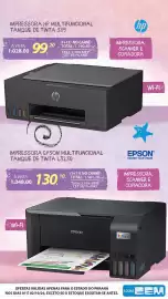 Folheto Lojas Cem Página 42: Impressora hp multifuncional tanque de tinta 589 €1.028,00