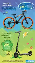 Folheto Lojas Cem Página 5: Bicicleta colli grau €1.498,00