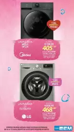Folheto Lojas Cem Página 55: Lava&seca midea mf201 €4.198,00, Lava&seca lg cv5012pc4 €4.858,00