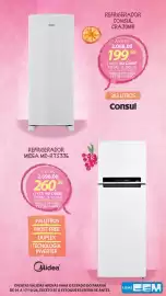 Folheto Lojas Cem Página 58: Refrigerador consul cra30mb €2.068,00, Refrigerador midea md-rt533e €2.698,00