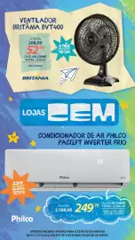 Folheto Lojas Cem Página 6: Philco €2.588,00