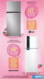 Folheto Lojas Cem Página 60: Refrigerador brastemp brm46mb €3.428,00, Refrigerador lg gn-392.pl €3.238,00