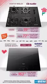 Folheto Lojas Cem Página 68: Cooktop Dako supreme inducao €1.698,00