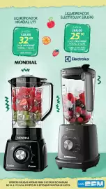 Folheto Lojas Cem Página 77: Liquidificador mondial l99 €128,00, Liquidificador electrolux ebli500 €268,00