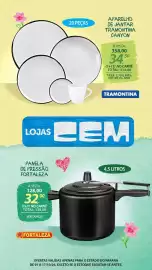Folheto Lojas Cem Página 79: Panela de pressão fortaleza €128,00, Aparelho de jantar tramontina canyon €358,00