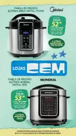 Folheto Lojas Cem Página 80: Panela de pressão elétrica midea digital ppg70s €548,00