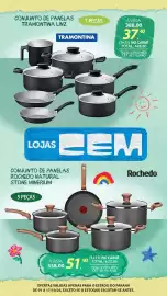 Folheto Lojas Cem Página 83: Conjunto de panelas tramontina linz €388,00