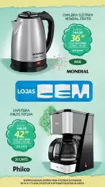 Folheto Lojas Cem Página 91: Chaleira elétrica mondial pratic €144,00