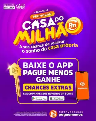 Catálogo Supermercados Pague Menos (válido até 1-01)