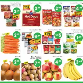 Pipers flyer week 40 Page 2: Bananas €3,44, Green Giant canned veggies €1,99