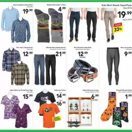 Pipers flyer week 40 Page 8: Eldorado men's stretch denims €21,99, Ladies Halloween Printed Scrub Tops €15,99