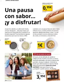 Catálogo IKEA Página 16: Bollo - de canela €3,95, Café con leche €1,40