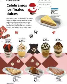 Catálogo IKEA Página 20: Daim - tarta , porción €2,95, Tiramisú €3,95