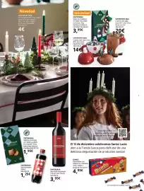 Catálogo IKEA Página 7: Vela - viande bovine: gris €4,00, Reno - vinterfint 2026 cuenco con tapa €20,00
