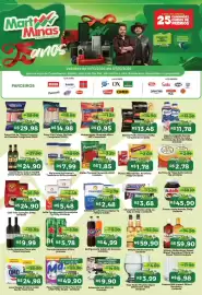 Folheto Mart Minas semana 40 Página 1: Taça Nadir Paulista Água €3,99, Papel Higiênico Max Pure €49,90