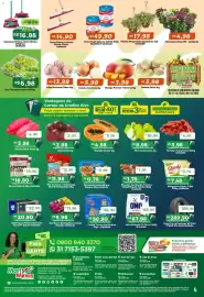 Folheto Mart Minas semana 40 Página 8: Vassoura Noviça Varry Mil ou Original €16,98, Lava Roupas Pó Omo €67,98