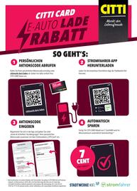 CITTI Markt Prospekt | E-AUTO LADE RABATT Seite 2