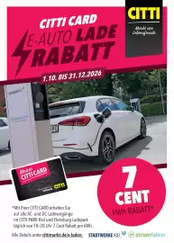 CITTI Markt Prospekt | E-AUTO LADE RABATT Seite 1