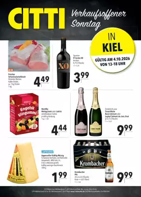 CITTI Markt | Sonntags-Angebote in Kiel (gültig bis 4-10)