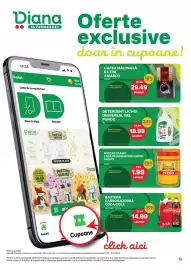 Catalog Diana Supermarket Pagină 12: Purox detergent lichid universal gel €18,99, Amaroy cafea măcinată extra €29,49