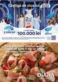 Catalog Diana Supermarket Pagină 3: Câştigă de ziua lui ZUZU SĂPTĂMÂNAL 1x 2ZUZU DE ANI PLINI lapte 3,5% grăsime 1X MARELE