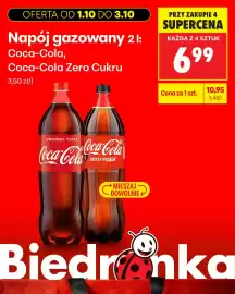 Biedronka gazetka Strona 16: Napój gazowany Coca-Cola Zero Cukru €6,99