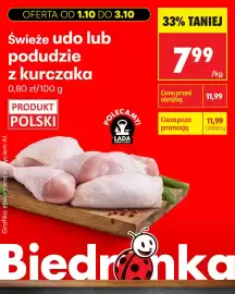 Biedronka gazetka Strona 9: Świeże udo z kurczaka €7,99