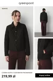 Greenpoint gazetka tydzień 40 Strona 6: Czarna kurta z ozdobnym pikowaniem Greenpoint €219,99