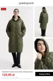 Greenpoint gazetka tydzień 40 Strona 9: Pikowany płaszcz w kolorze ciemnej zieleni Greenpoint €129,99