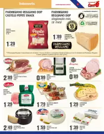 Volantino Conté Supermercati Pagina 3: Salumificio Menotti Soppressata €1,79, Porchetta Arrosto Rosafino €0,99