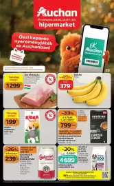 Auchan akciós újság hét 40 Oldal 1: Auchan Érvényes: 2026.10.01-07. hipermarket Őszi kaparós nyereményjáték az Auchanban!