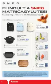 Auchan akciós újság hét 40 Oldal 6: 6 SME G ELINDULT A SMEG MATRICAGYŰJTÉS! Szerezd meg a stílusos kollekció összes