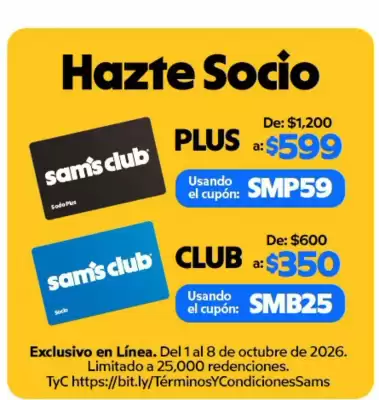 Catálogo Sam's Club (válido hasta 10-10)