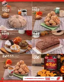 Catálogo City Club Página 4: Tumbita de chocolate €149,00, Pan de muerto mini muertos €107,00