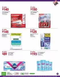 Catálogo City Club Página 63: Colgate luminous white €140,00, Oral-b pasta dental 3d white €125,00