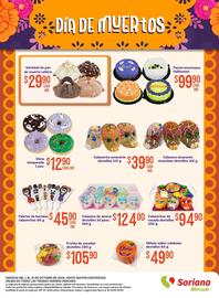 Folleto Soriana Mercado Página 16: Calaveritas de cocada destellos €94,90, Dona temporada €1.290,00