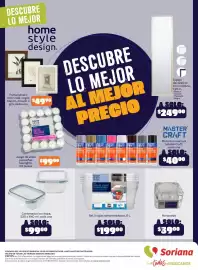 Folleto Soriana Mercado Página 20: Contenedor con tapa €9.900,00, Home style design juego de 5 cajas organizadoras €199,00