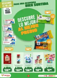 Folleto Soriana Mercado Página 3: Valley Food sopa instantanea €5,00, Valley Foods Drinking Water €36,00