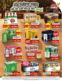 Catálogo Ara Página 12: Michelob Ultra €14.850,00, Club Colombia cerveza €20.990,00