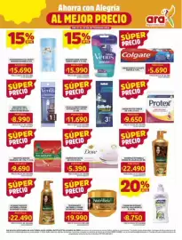 Catálogo Ara Página 15: Gillette Venus Suave €15.990,00, Dove jabón leche de coco €5.390,00