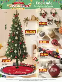Catálogo Ara Página 18: Tren navideño €79.990,00, Bmuxee set x 24 bolas navideñas €14.990,00