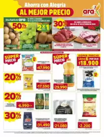 Catálogo Ara Página 3: Sonelo mezcla de aceite vegetal €29.990,00, Mesa macarroncitos €2.200,00
