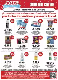 Catálogo Coto semana 40 Página 1: La salteña - tapa para tartas hojaldradas €1.875,00
