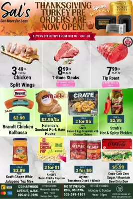 Sal's Grocery (valid until 8-10)