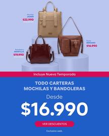 Catálogo Sei Página 2: Mochila jazmín €22.990,00, Bolso €16.990,00