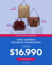 Catálogo Sei Página 2: Mochila jazmín €22.990,00, Bolso €16.990,00