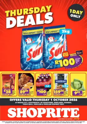 Shoprite catalogue (valid until 1-10)