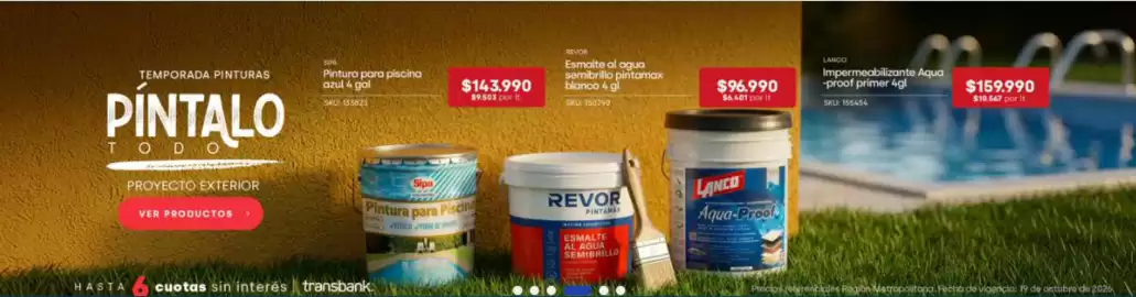 Catálogo Imperial Página 3: Sipa - pintura para piscina azul €143,00