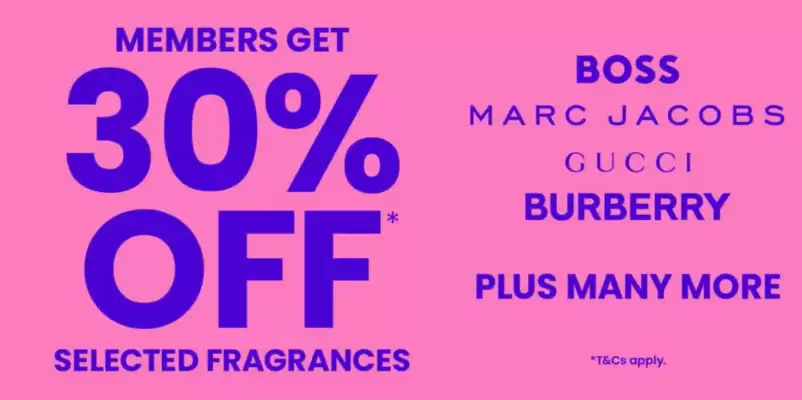 The Fragrance Shop (valid until 22-10)