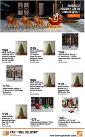 The Home Depot flyer week 40 Page 10: Home Accents Holiday Outdoor Jumbo Ornaments €179,00